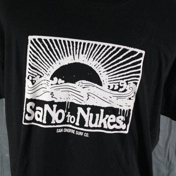 Surf Company Shirt - Sano No Nukes San Onofre Surf Co - Men's Extra-Large - Picture 2 of 7